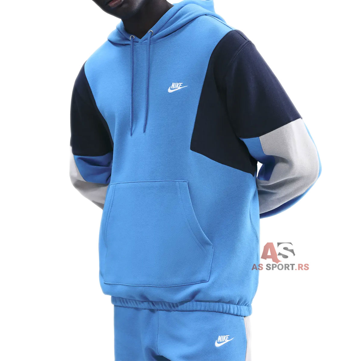 Club Fleece Hooded Track S HV1165-435-4nxc