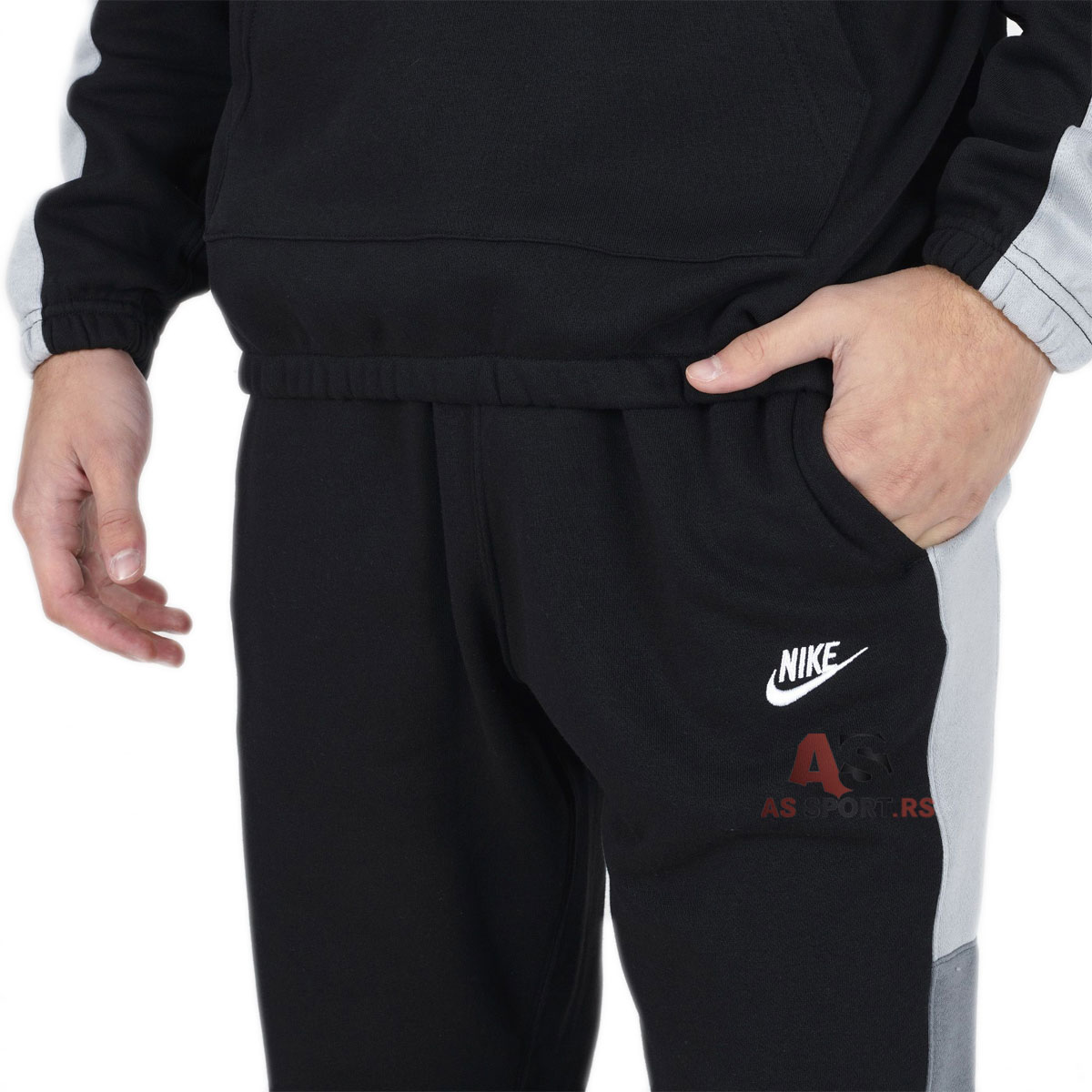 Club Fleece Hooded Track M HV1165-010-8GFM